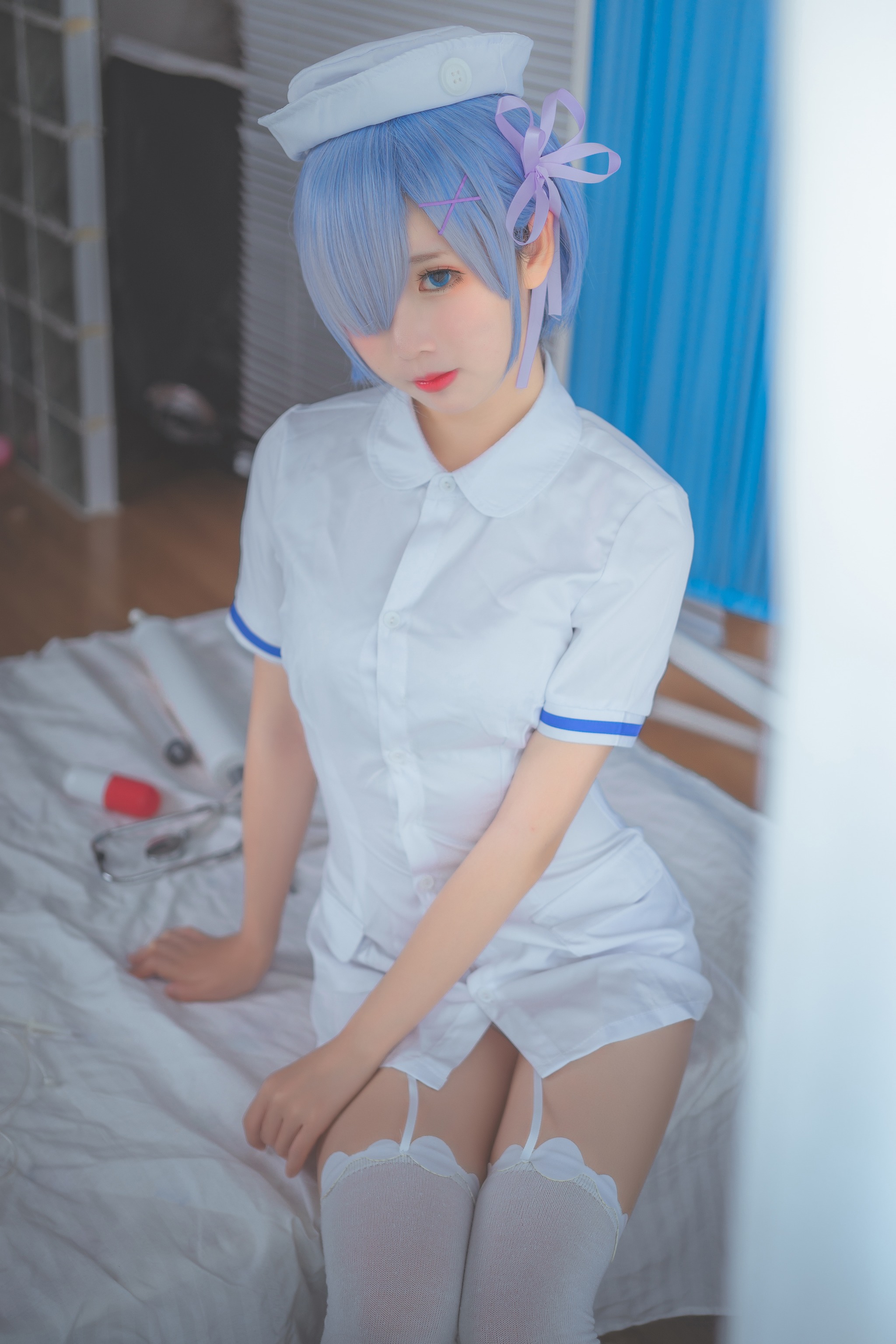 面饼仙儿 - NO.019 Coser面饼仙儿 蕾姆 [18P]-XikXak